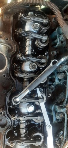motor onderhoud kleppen stellen